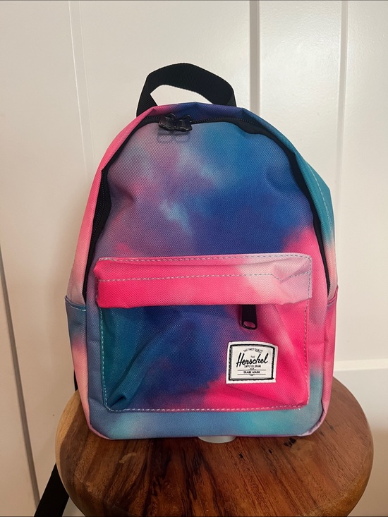 Herschel Supply Company Handbags - Herschel Tie-Dye Mini Backpack in Pink and Blue